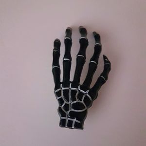 Skeleton hand hair Barrette